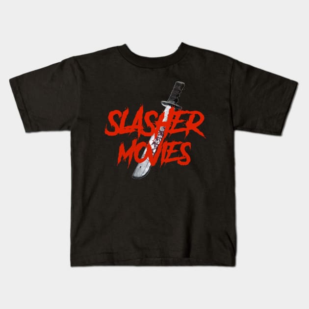 Slasher Movies Kids T-Shirt by VideoNasties